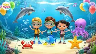 Under the Sea | Kids Songs About Ocean Animals | Tiny Tunes Tribe