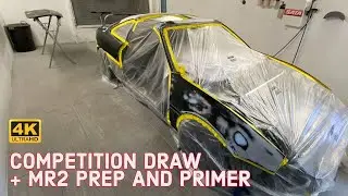 Step By Step MR2 Repaint - Bodywork panel prep and primer stage