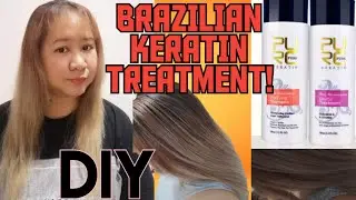 DIY BRAZILIAN KERATIN TREATMENT #hairtreatment #diy #hair