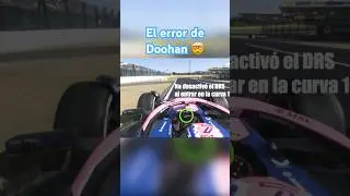 Jack Doohan sufri&oacute; un accidente tras no desactivar el DRS 🤯 #alpine #doohan #japangp #f1shorts
