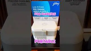 Best portable insulin box for diabetes || Godrej Portable Insulin Cooler for Diabetics #insulinpump