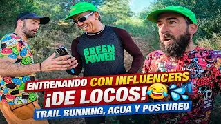Saliendo a entrenar con influencers&hellip; &iexcl;DE LOCOS! 😂💦 Trail running, agua y postureo extremo