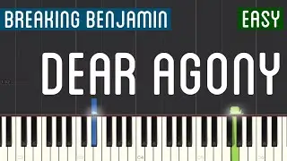 Breaking Benjamin - Dear Agony Piano Tutorial | Easy