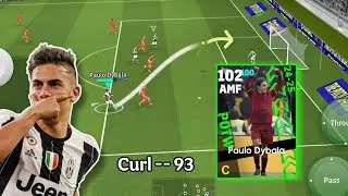 INSANE 101 Dybala POTW Card 🔥 Magical Left Foot | eFootball 2025  #MunSoccer