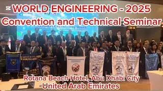 World Engineering Day - 3rd International Technical Conference at Abu Dhabi City, UAE 05.04.2025