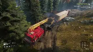 A SnowRunner Rescue Mission with Commentary