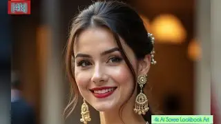 4k Indian Ai Lookbook Model - 4k Ai Saree Lookbook Art - New Trending Saree collection #ai #saree 