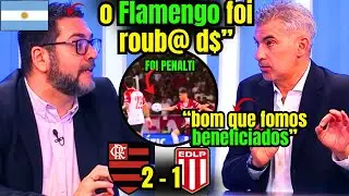 ARGENTINOS EXALTAM O FLAMENGO E RECONHECEM QUE FORAM BENEFICIADOS PELA ARBITRAGEM