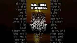 A Prayer of Repentance 🙏 God, I&rsquo;m Really Sorry