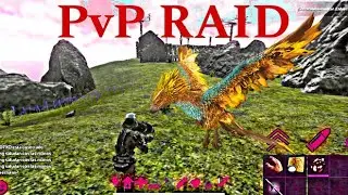 Ark Mobile | PvP raid hacker base ep1