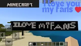 i love you my fans ❤️😀#minecraftshorts#minecraftsurvival#minecraftyoutuber#minecraftlover