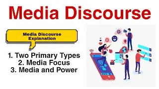 Media Discourse| What is Media Discourse| Media Discourse Explanation in English| Types of Media.