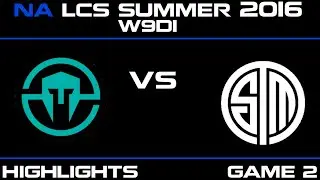 IMT vs TSM Game 2 highlights W9D1 NA LCS 2016 Immortals vs Team Solo Mid   TSM vs IMT   LCS LOL