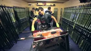 WAX TEAMS WARKING HARD IN BMW IBU World Cup Biathlon POKLJUKA 2014