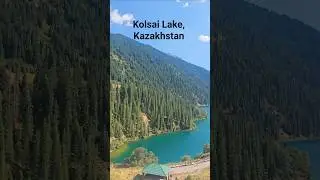 Discovering Kazakhstan's Turquoise Gem: Kolsai Lake #kazakhstan #almaty #astana #lake  #hiddengem
