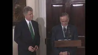 President Clinton with Prime Minister Reynolds (1993)