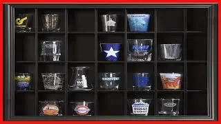 Great product -  Gallery Solutions 18x16 Shot Glass Hinged Front Display Case, 18