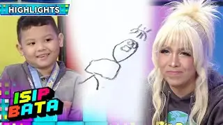 Vice Ganda asks Jaze to draw him | Isip Bata