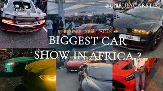 AFRICA&rsquo;S BIGGEST CAR SHOW EVENT ? 🇬🇭SUPERCAR SPECTACLE  GHANA //BUGATTI CHIRON / LAMBORGHINI 