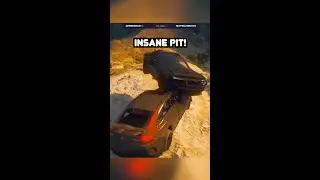 Ramee's INSANE pit sends Baas flying off a mountain in GTA RP #shorts