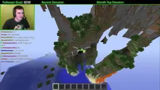 First Minecraft Vanilla Flight!