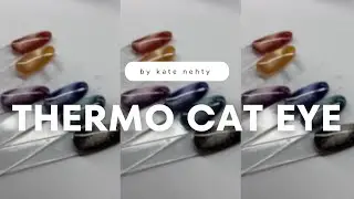 THERMO CAT EYE aneb magnetick&eacute; gellaky měn&iacute;c&iacute; barvu podle teploty?! 💅🏻😱 | Kate nehty