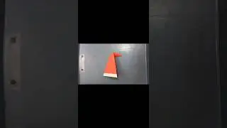 How to make Santa Cap with Paper #christmas #santaclaus #viral #shorts #papercrafts