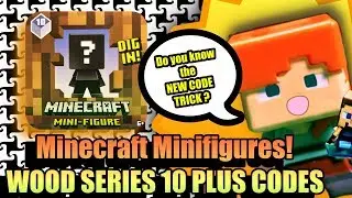 Minecraft Mini Figures Series 10 CODES | NEW CODE TRICK! Full Collection plus CODES!