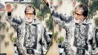 With Arms Raised In Love, Amitabh Bachchan Greets Fans Outside His Mumbai Mansion