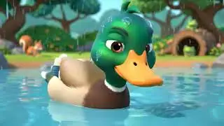 Happy Duckling 🦆 Cheerful Song for Kids 🎶🌈 Yaii Kids