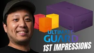 Ultimate Guard Arkhive 800+ Xenoskin Flip Case Unboxing + TCG Accessories Haul fromThe  Gamesmen!