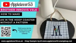 Brother Innovis V5LE - In The Hoop Coaster No Pattern Required