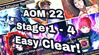 AOM 22 NXB NV Stage 1 to Stage 4 | Allout Mission #22