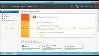 ADDS Installation on Windows 2012 by ITLearning LAB