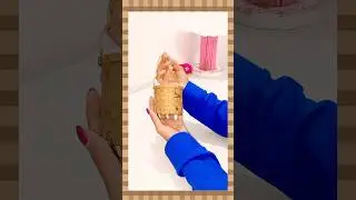 Mini Basket 🧺💫#diybasket #easycraft #trending #handmade #papercraft |BloomyBeyond|