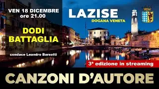 Dodi Battaglia a Lazise Canzoni D'Autore 2020