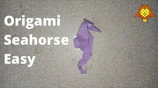 How to make Origami Seahorse easy