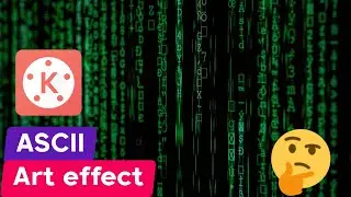 ASCII art effect in KineMaster