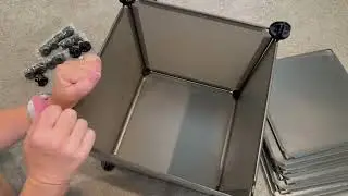 C&AHOME Cube Storage Organizer Review, Easy to Assemble! Really Like this for Extra Storage