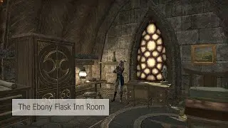 ESO - House Tour - The Ebony Flask Inn Room- Dunmer House