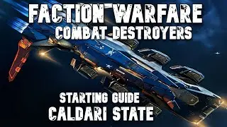 Eve Online PvP - Faction Warfare Starter Destroyer Builds Part 2 of 2 (Caldari State) 2025