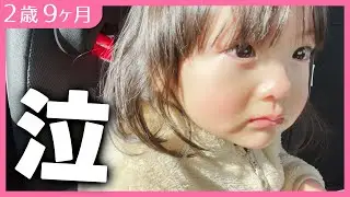 パパと二人でドライブ中にギャン泣きしてしまった2歳娘