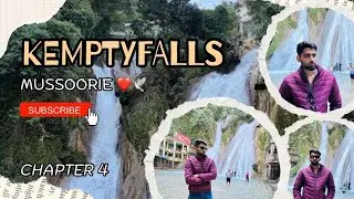 Kemptyfalls Mussoorie 🖤🕊️ Part -4 #mussorrie #kemptyfall #hillstationtrip #waterfall.