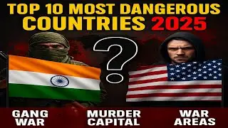 Top 10 most dangerous countries 2025  |  One Unexpected |  global peace index