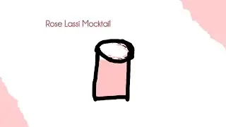 Ananya makes a Rose Lassi Mocktail for summer!@rgdivya27