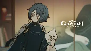 Aoi no Okina's Cutscene - Xingqiu | Legends of the Kasen Cutscene - EN Dub | Genshin Impact