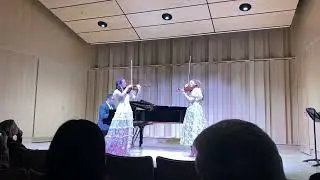 Octavia Gordon and Vivian Stewart Perform Navarra for two violins by Sarasate