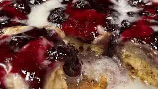 Blueberry/Cream Cheese Cinnamon Rolls