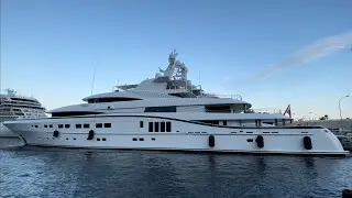 82 meter SEA PEARL (ex. SECRET)  SUPERYATCH BUILT BY ABEKING & RASMUSSEN - @archiesvlogmc