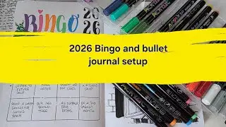 2026 Bullet Journal setup i Styczeń cz. 1